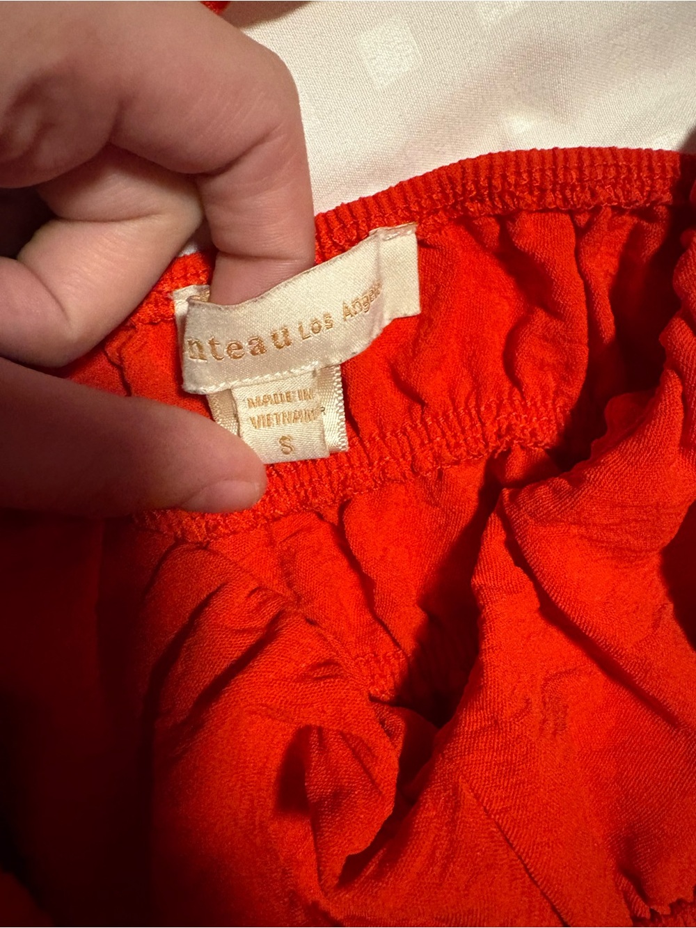 Red Tiered Spaghetti-Strap Casual Dress - Picture 3 of 3